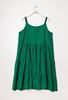 Picture of PLUS SIZE RUFFLED FAUX LINEN DRESS